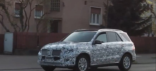 2 Erlkönig-Videos: Mercedes M-Klasse und smart fortwo: Mercedes Prototypen in bewegten Bildern im Doppelpack