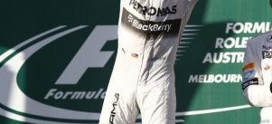 Motorsport-Meilenstein: 100.  Formel-1-Sieg für Mercedes-Benz Motoren: Nico Rosbergs Triumph in Melbourne  war der 100. Sieg für Mercedes-Benz Triebwerke in der Formel 1