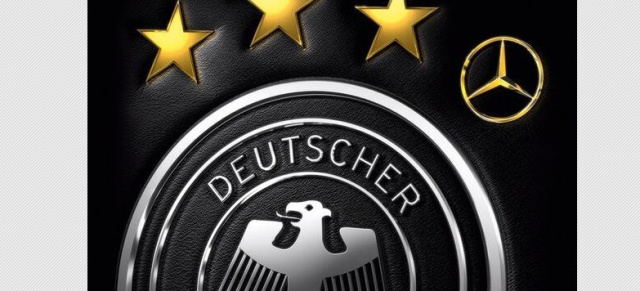 Mercedes-Benz feiert den vierten Stern: Jubel in Stuttgart über den deutschen Gewinn der Fussball-Weltmeisterschaft 2014 