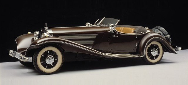 Vor 80 Jahren: Der Mercedes 500 K Spezial-Roadster 1934 in Paris: Auf der Mondiale de lAutomobile 1934 debütiert der Mercedes-Benz 500 K.