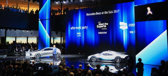 IAA 2017: Mercedes-Presskonferenz: Mercedes erfindet sich und die Mobilität neu  - 100 Bilder von der IAA-Pressekonferenz