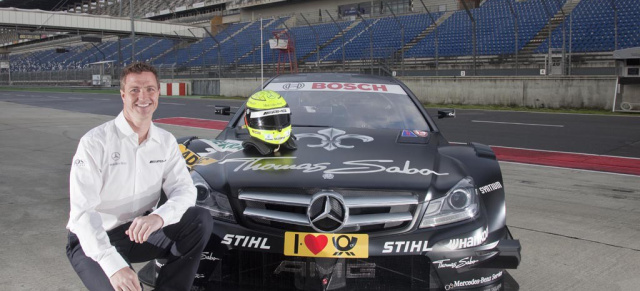 DTM 2012: Ralf Schumacher bleibt Mercedes-AMG  treu: Der beliebte Renndahrer startet 2012 seine fünfte DTM-Saison