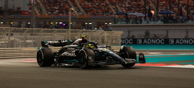 Formel 1 Finale in Abu Dhabi: Mercedes holt mit Mühe noch den zweiten Meisterschaftsrang