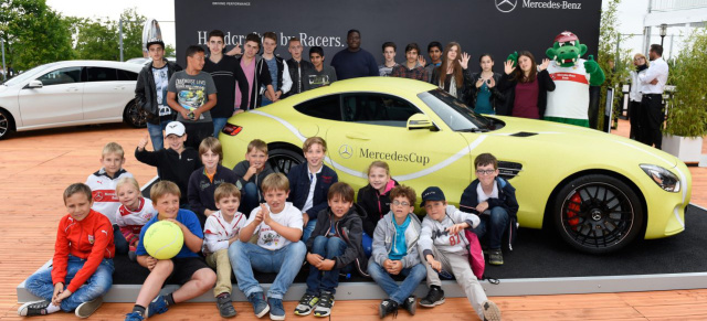 „Magic Moments“ – Mercedes schenkt benachteiligten Kindern einzigartige Momente: Kinder treffen die deutsche Fußball-Nationalmannschaft  