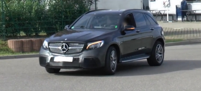 Erlkönig erwischt!: Nur noch leicht getarnt: Mercedes-AMG GLC 63