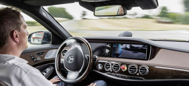 Intelligent Drive: Neue Pioniertat von Mercedes-Benz: 1. autonome Langstreckenfahrt unter realen Bedingungen: Mercedes-Benz S-Klasse INTELLIGENT DRIVE fährt 100 Kilometer autonom auf den Spuren von Bertha Benz