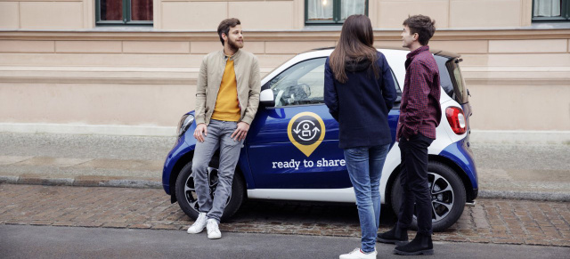 smart startet privates Carsharing:  “smart ready to share”: Jetzt lässt sich der smart mit anderen Nutzern ganz einfach teilen  