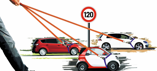 EU plant eingebaute Tempobegrenzung für alle Autos : EU will alle Autos an die Leine nehmen: Geschwindigkeitsbegrenzer soll 2022 Pflicht  werden