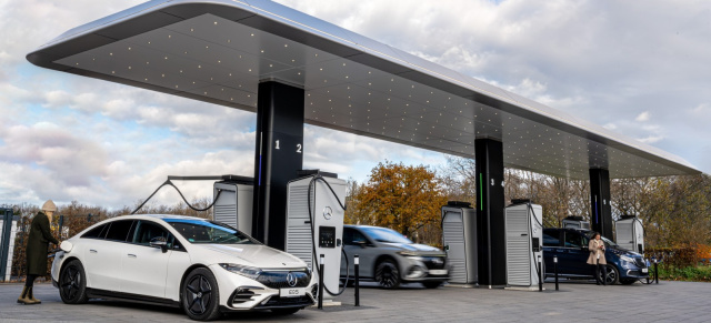 Elektromobilität: Mercedes eröffnet ersten europäischen Charging Hub in Mannheim