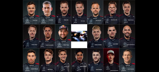 Motorsport: Mercedes-AMG Motorsport präsentiert sein Fahrer-Line-up 2024