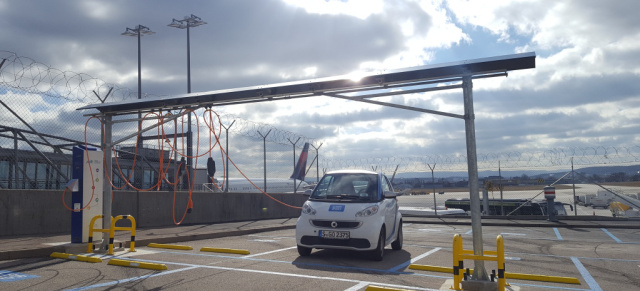 car2go in Stuttgart: car2go eröffnet neue Stellplätze mit Lademöglichkeiten am Stuttgarter Flughafen