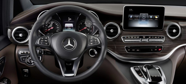 Innere Werte: Erste Interieur-Fotos von der neuen Mercedes V-Klasse!: Aus Viano wird nun V-Klasse: Erste Eindrücke vom neuen Mercedes unter den Großraumlimousinen