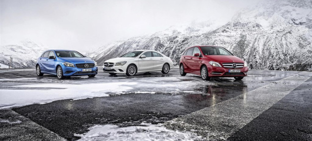 Sprit-Sparmeister: Mercedes-Kompaktmodelle mit neuen Bestwerten beim Verbrauch: Mercedes A-, B- und CLA-Klasse sind so effizient wie nie
