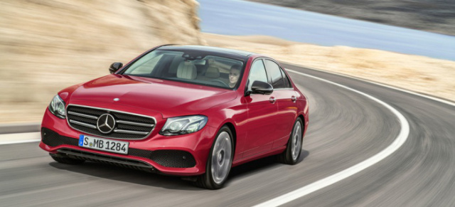 Alle Infos zur neuen E-Klasse: Videos, Fotos, Berichte: E-Klasse-Generation von Mercedes-Benz  