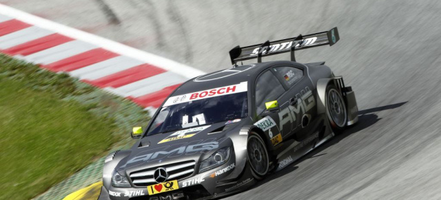 DTM Spielberg: 3. Platz für Paffett: Mercedes AMG Fahrer Gary Paffett baut Führung mit Podiumsplatz aus