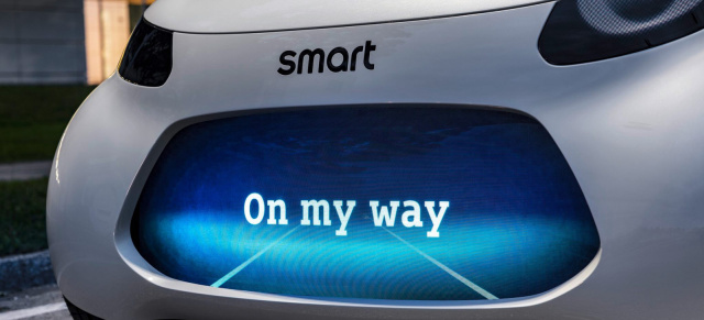 IAA 2017: smart Showcar: Teaserbild zur IAA: Vorgeschmack auf das autonome smart City-Car 