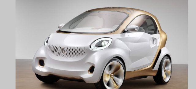 IAA Premiere: Daimler und BASF bauen gemeinsam Konzeptfahrzeug smart forvision : Der Erfinder des Automobils und der Chemie-Konzern bündeln ihr Know-How für ein zukunftsweisendes
E-Auto-Projekt, das auf der IAA 2011 Premiere feiern wird