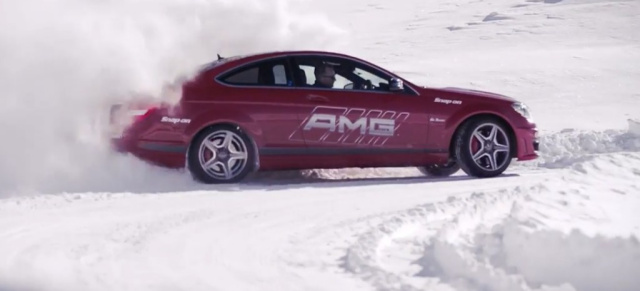 Video: Spaß im Schnee mit Mercedes AMG: Mit AMG lassen sich auf coole Weise Winterfreuden erfahren