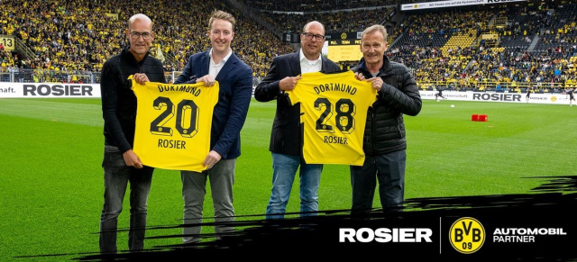Mercedes Autohaus: Rosier ist erste Liga: ROSIER ist neuer Premium- und Automobilpartner von Borussia Dortmund