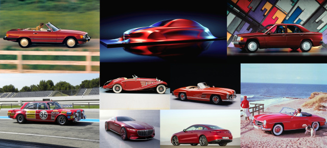 Roter Lack - sowohl klassisch als auch voll im Trend: Rot - die (un-)beliebte Farbe für einen Mercedes?
