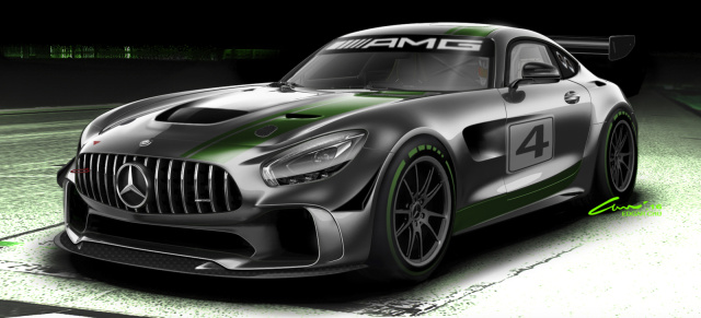 AMG Customer Sports weitet Kundensport-Programm nach unten aus: AMG entwickelt einen GT4-Boliden auf der Basis des Mercedes-AMG GT!