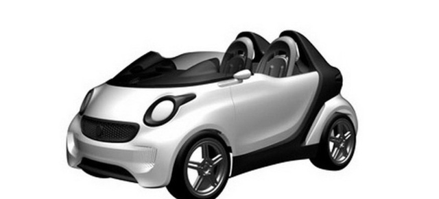 Sieht so der neue smart Roadster aus? : Geheimnis gelüftet? Daimler hat Musterschutz für ein neues smart Design beantragt - der neue smart wird für 2013 / 2014 erwartet
