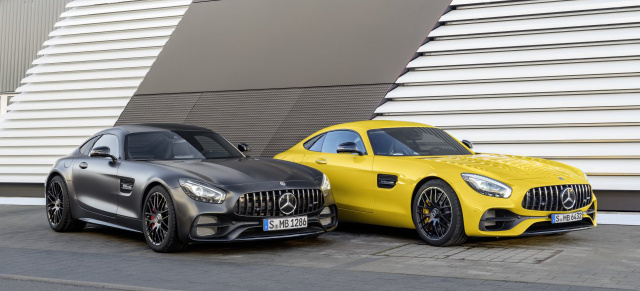 Mercedes-AMG wertet AMG GT-Familie umfangreich auf: Noch mehr Sport wagen: Mercedes-AMG GT-Upgrades zum Jubiläum "50 Jahre AMG"