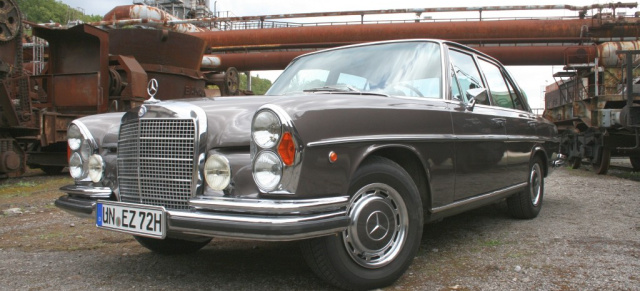 Zweite Hand Mercedes-Oldtimer mit Klasse: Polizei-Hauptkommissar mit Hobby Auto fährt 1972er 280S (W108)