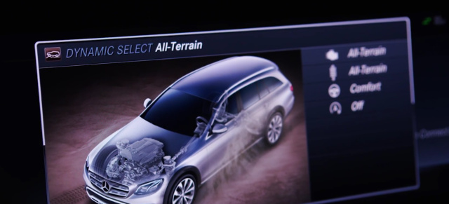 Mercedes-Benz E-Klasse All-Terrain: Teaser-Video: Vorgucker auf den Mercedes-Benz E-Klasse All Terrain  