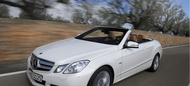 Test: Mercedes E-Klasse Cabrio 250 CGI : Ein Cruiser mit Stern! Aber auch ohne Zugluft?