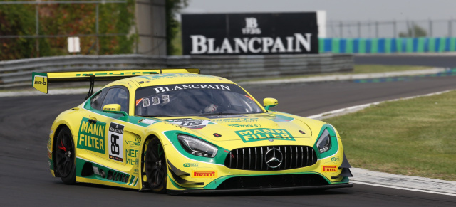 Blancpain GT Series Sprint Cup in Ungarn: Titel für die MANN-FILTER Mamba von HTP Motorsport!