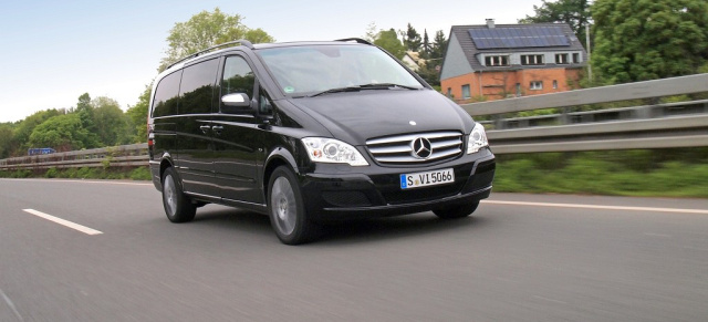 Business-Class oder Family Van: Fahrbericht Mercedes Viano CDI 3.0: Der Mercedes-Van ist vielseitig  edel und praktisch
