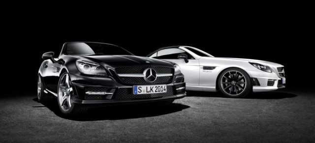 Auffrischung für Frischlinge:  Sonderedition für Mercedes SL und SLK: SL 2LOOK Edition und SLK CarbonLOOK präsentieren sich extra dynamisch und markant 
