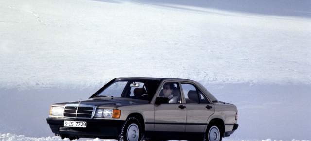 Happy Birthday Baby Benz! 30 Jahre Mercedes-Benz 190 (Baureihe W 201): Im Dezember 1982 vorgestellte Kompaktklasse setzt Maßstäbe // Klares Design und fortschrittliche Technik