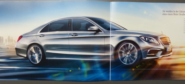 Im Netz gefunden: 1. Prospekt der neuen S-Klasse : 14 Fotos lüften alle Geheimnisse der neuen Oberklasse von Mercedes-Benz 