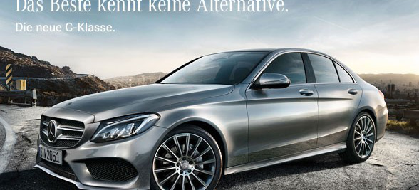 Das Beste kennt keine Alternative - Werbekampagne für die neue C-Klasse: Slogan unterstreicht den Führungsanspruch von Mercedes-Benz in der Mittelklasse 