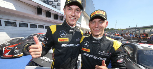 Blancpain GT Series Sprint Cup, Hungaroring: Dominik Baumann und Maximilian Buhk ganz oben auf dem Treppchen
