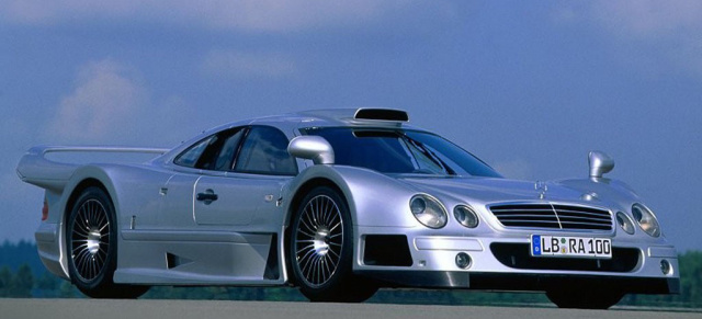 Täglich neu: 45 Jahre AMG in 45 Bildern - Bild 15: Unser Bilder-Blog zum 45-jährigen Jubiläum der Performance-Marke AMG - Mercedes-Benz CLK GTR von 1997