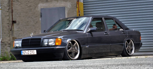 Let it low: 91er Mercedes-Benz 190 : Bagged Baby-Benz
