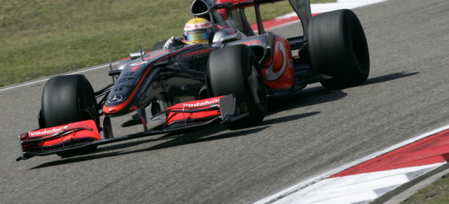 Formel 1 China: Hamilton startet von Platz 9: Heikki Kovalainen geht mit seinem McLaren-Mercedes als 12. ins Rennen