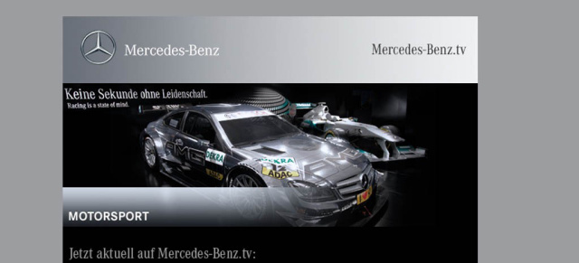 Jetzt auf Mercedes-Benz.tv: Das neue DTM AMG Mercedes C-Coupé: 