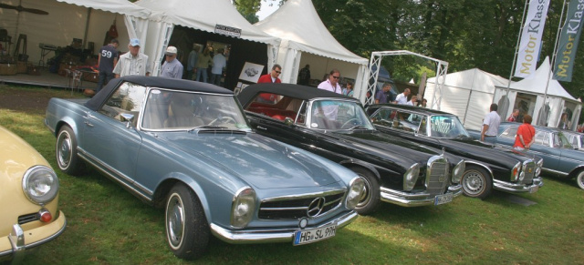 2.-4. August: Mercedes-Benz bei den Classic Days, Schloss Dyck: Mercedes-Benz ist offizieller Hauptsponsor bei den Classic Days Schloss Dyck