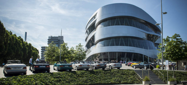 100 Jahre BMW: Daimler beschenkt BMW-Mitarbeiter: 100 Jahre BMW: Freier Eintritt für BMW-Mitarbeiter in das Mercedes-Benz Museum