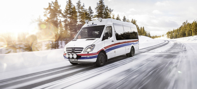 Mercedes Sprinter als Dauerläufer: Cool: Sprinter-Bus knackt in Lappland die Millionen-Grenze 