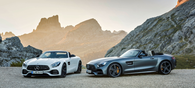 Mercedes-AMG GT Roadster und GT R: Bestellbare Sterne : Verkaufsstart für drei neue AMG GT-Familienmitglieder 