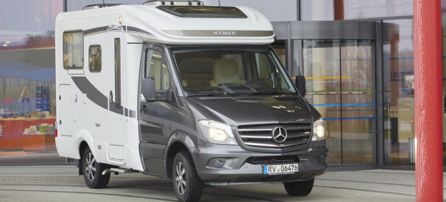 Weltpremiere mit Sternenglanz: Hymer Van S: Das neue Hymer Reisemobil auf Mercedes-Sprinter-Basis ist kurz und knackig