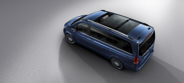 Mercedes-Benz V-Klasse: Neue Ausstattungslinie Exclusive : Neue Sonderausstattungen Mercedes V-Klasse Exclusive ab Februar bestellbar