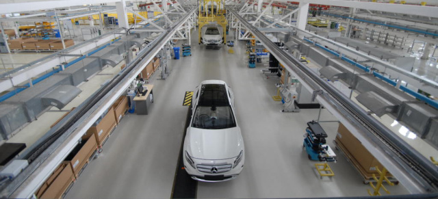 Erster Mercedes-Benz GLA läuft in Indien vom Band : Mercedes-Benz baut weltweites Montagenetzwerk aus