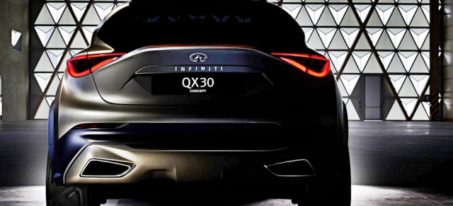 Infiniti QX30 Concept - Mercedes GLA auf japanisch?: Nissans Premiummarke zeigt auf Genfer Auto Salon neuen Crossover