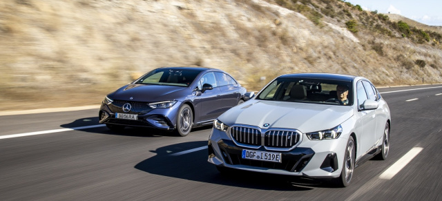 Vergleichstest: BMW i5 eDrive40 – Mercedes EQE 350: Das neue Oberklasseduell